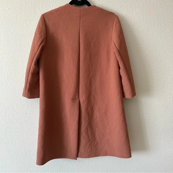 Marni Women's Longline Coat IT 36 US 0 Brown Brick Color oversized - Picture 4 of 12